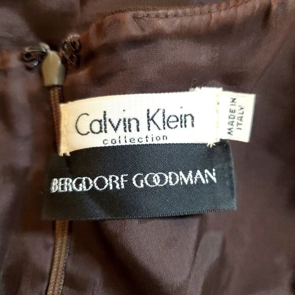 90's Calvin Klein Collection for Bergdorf Sleveless Dress - Picture 6 of 8